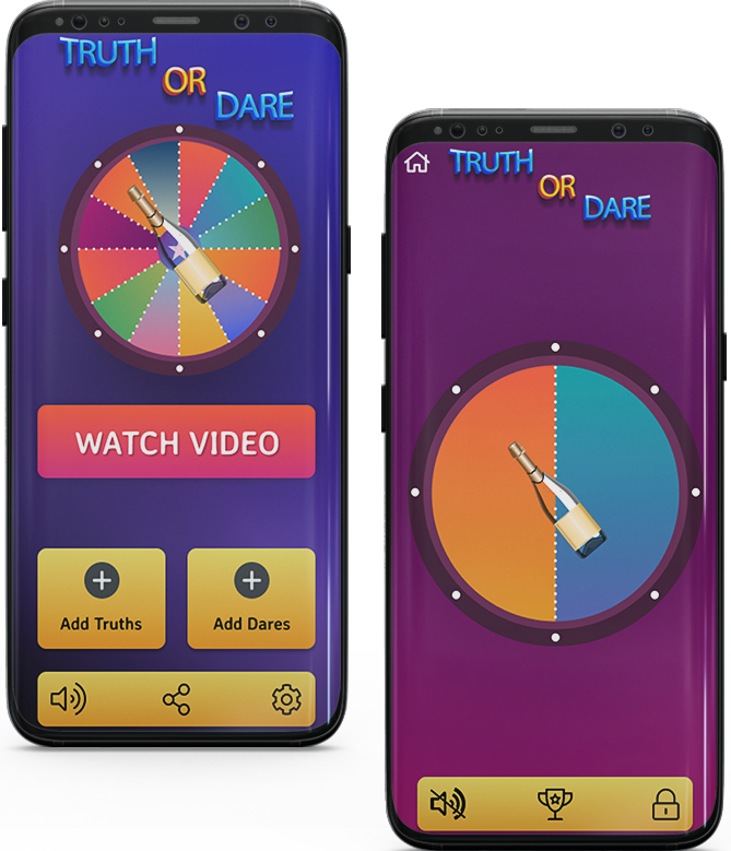 Truth or Dare App Mockup